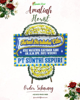 Papan Bunga Duka di Batu Teritip