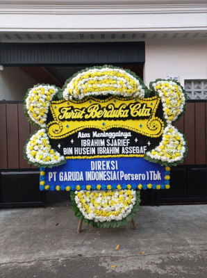 Papan Bunga Duka di Batu Teritip