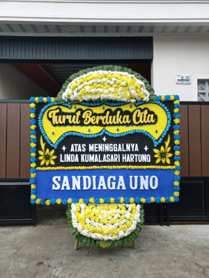 Papan Bunga Duka di Batu Teritip